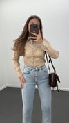 Alessi Bej Slim Fit Gömlek