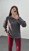Aurnia Gri Renk Modal Yumuşak Kumaşlı Sweat