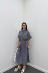Berina Füme Modal Midi Elbise
