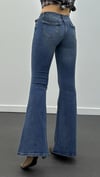 Boenos Kot Yıkamalı Push Up Cepli Toparlayıcı Flare Jeans