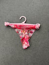 Catmint Pembe Turuncu Renk Bralet Takım