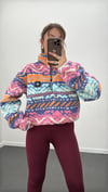 Emeral Fermuarlı Çok Renkli Polar  Sweat