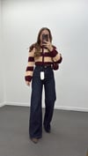Helsinki Koyu Tint Yıkamalı Wide Leg Jeans