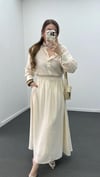 Hestia Krem Tensel Maxi Etek