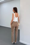 Juliet Açık Kahve Renk Yüksek Bel Slim Fit Jeans