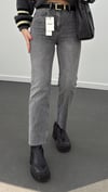 Juliet Koyu Gri Yüksek Bel Slim Fit Jeans