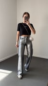 Liquid Orta Bel Silver Sim Kaplama Jeans