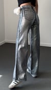 Liquid Orta Bel Silver Sim Kaplama Jeans