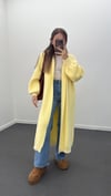 Madelyn Sarı Peluş Boydan Triko Hırka