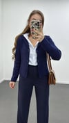 Mathilda Lacivert Hırka