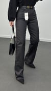 Mirada Siyah Mumlu Straight Fit Jeans