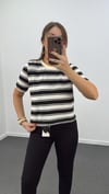 MS Çizgili Triko Tshirt