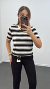 MS Çizgili Triko Tshirt