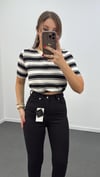 MS Çizgili Triko Tshirt