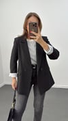 Ms Siyah Blazer Premium Ceket