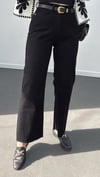 Mykonos Siyah Yıkamalı Kot Slim Straight Jeans