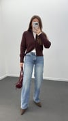 Never Açık Kar Yıkama Düşük Bel Straight Jeans