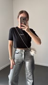 Not From Paris Siyah Basic Tshirt