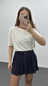 Oys Krem Modal Kumaşlı Tshirt