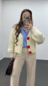Rose Krem Premium Hırka