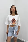 Samira Açık Mavi Yüksek Bel Kot Şort