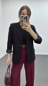 Simon Siyah Blazer Ceket
