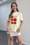 Tomato Sarı Baskılı Tshirt