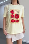 Tomato Sarı Baskılı Tshirt