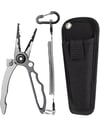 Captain 7506 Alüminyum Halka Açıcı İp Kesici Kılıflı Kendinden Kilitli 19Cm Pense