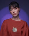 British Longhair Zarafeti – Kadın Oversize Tişört