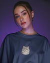 British Longhair Zarafeti – Kadın Oversize Tişört