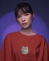 British Longhair Zarafeti – Kadın Oversize Tişört