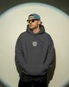British Shorthair Kedili Hoodie Unisex %100 Pamuk | Siyah Kapüşonlu Sweatshirt Göğüs Ortası Logolu