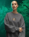Cavalier King Charles Baskılı Kadın Sweatshirt – Minimal Köpek İkonlu