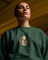 Cavalier King Charles Baskılı Kadın Sweatshirt – Minimal Köpek İkonlu