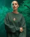 Cavalier King Charles Baskılı Kadın Sweatshirt – Minimal Köpek İkonlu