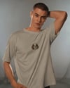 Cavalier King Charles Köpek Baskılı Unisex Oversize Tişört – Minimal Sevimli Spaniel Tasarım