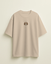 Cavalier King Charles Köpek Baskılı Unisex Oversize Tişört – Minimal Sevimli Spaniel Tasarım