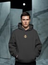 Cavalier King Charles Nakışlı Siyah Kadın Hoodie – Oversize Kapüşonlu Sweatshirt