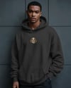 Cavalier King Charles Nakışlı Siyah Kadın Hoodie – Oversize Kapüşonlu Sweatshirt