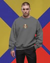 Cavalier King Charles Spaniel Baskılı Oversize Sweatshirt – Unisex | Muhtar Store