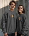 Cavalier King Charles Spaniel Köpek Desenli Sevgili Sweatshirt – Unisex Çift Kombini