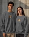 Cavalier King Charles Spaniel Köpek Desenli Sevgili Sweatshirt – Unisex Çift Kombini
