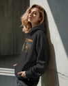 Çığlık Kedisi Baskılı Siyah Hoodie | Unisex %100 Pamuk Kapüşonlu Sweatshirt
