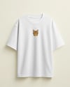 Erkek Bengal Kedi Baskılı Oversize Tişört – Minimal Bengal Cat Tasarım