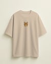 Erkek Bengal Kedi Baskılı Oversize Tişört – Minimal Bengal Cat Tasarım