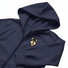 Erkek Husky Baskılı Oversize Fermuarlı Hoodie