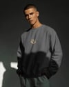 Erkek Minimal Maine Coon Kedi Logolu Unisex Bisiklet Yaka Sweatshirt – Günlük & Basic Stil