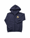 Erkek Poodle Baskılı Oversize Fermuarlı Hoodie