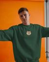 Erkek Ragdoll Kedisi Desenli Sweatshirt – Minimal Göğüs Baskılı, Rahat Kesim
